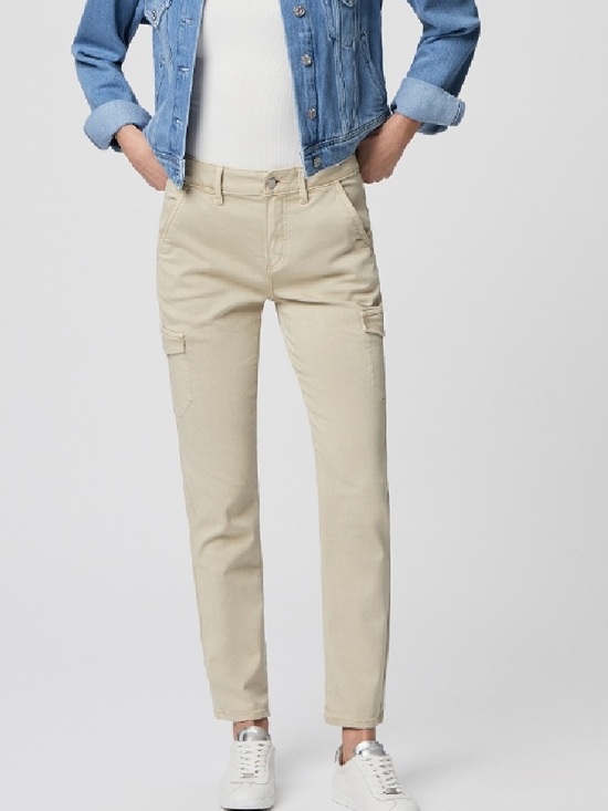 PAIGE Denim - PAIGE Jolie Straight Leg Jogger Vintage Warm Sand Cotton Blend Womens Sz 24